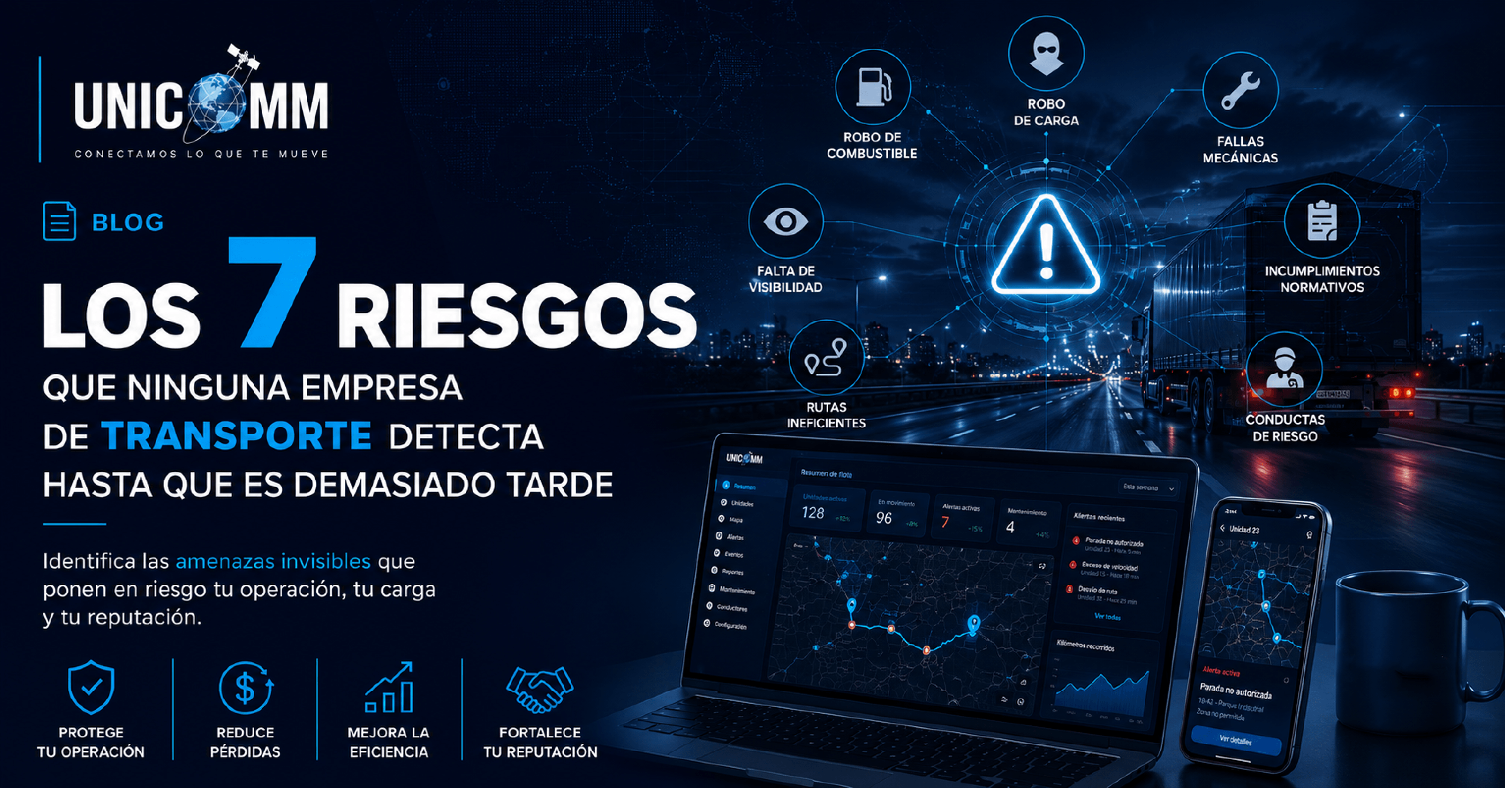 Los 7 riesgos que ninguna empresa de transporte detecta hasta que es demasiado tarde
