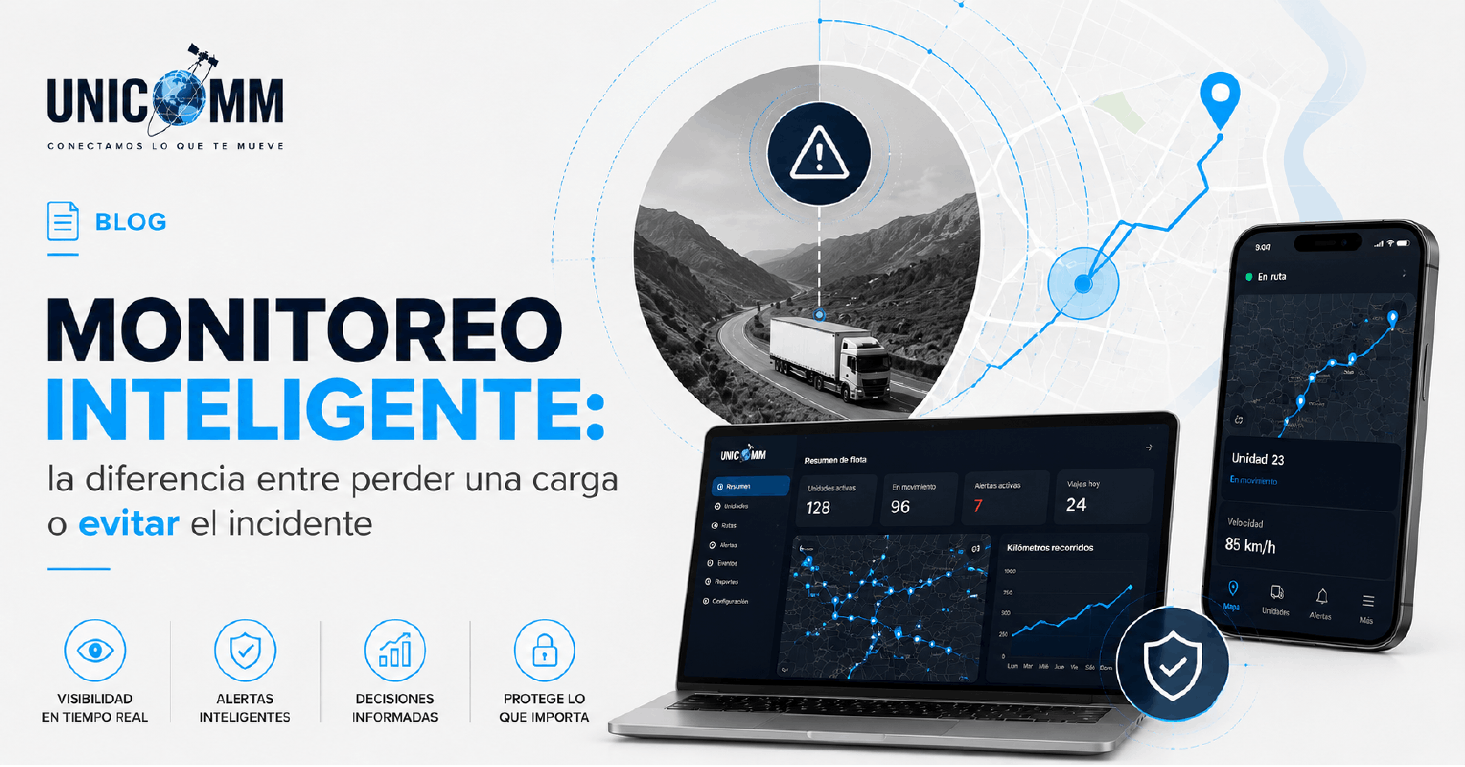 Monitoreo inteligente: La diferencia entre perder una carga o evitar el incidente